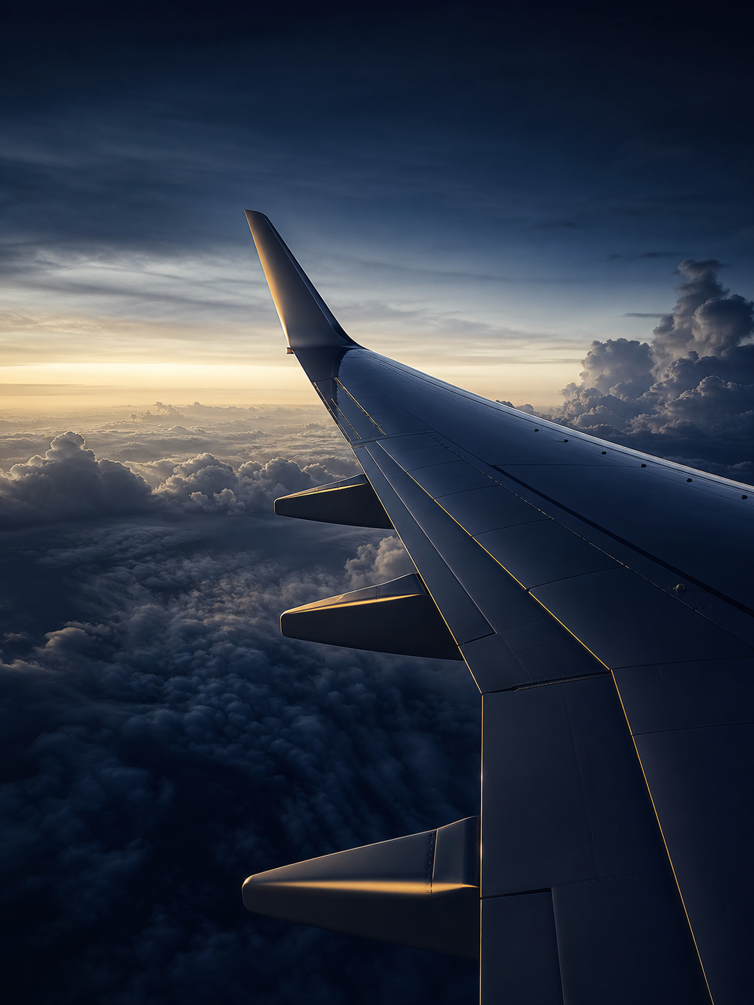 AI creative campaign visual for aviation and travel brands